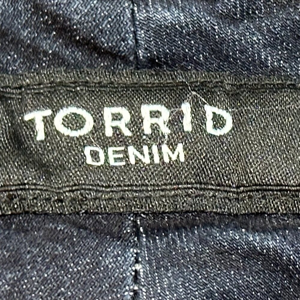 Torrid Denim Jeans Jegging Dark Wash Size 16 - Picture 5 of 8